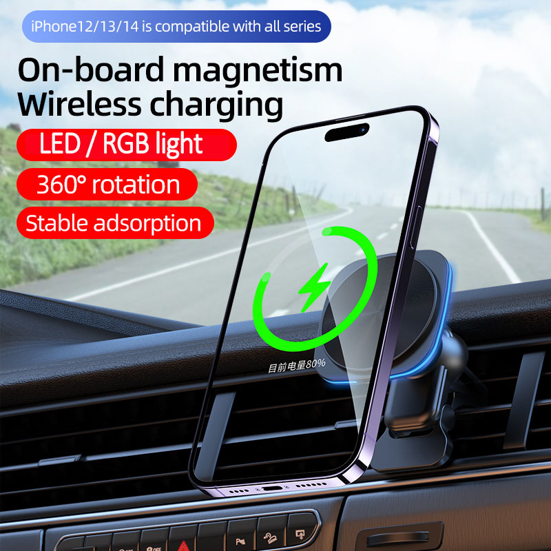 Car Fast Charging Mount Magnet - огляд і ціна Magnetic Phone Holder For Car Vent