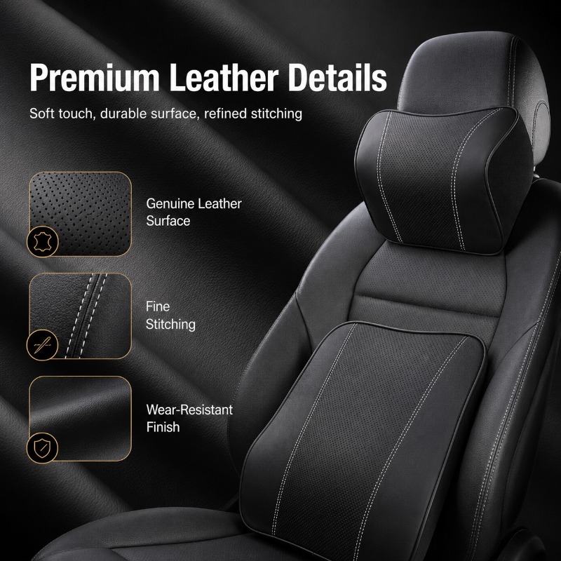 Memory Foam Car Neck Pillow Lu - огляд і ціна Memory Foam Car Neck Pillow Lumbar Support