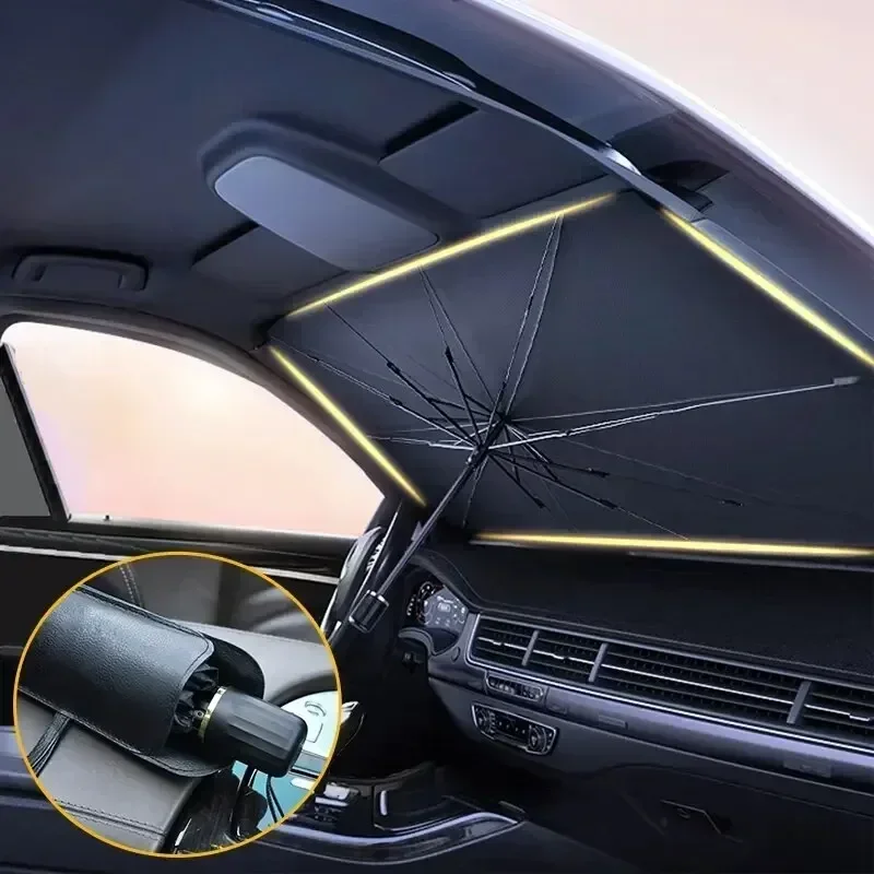 Car Sunshade Windshield Umbrel - огляд і ціна Car Sunshade Windshield Umbrella Foldable