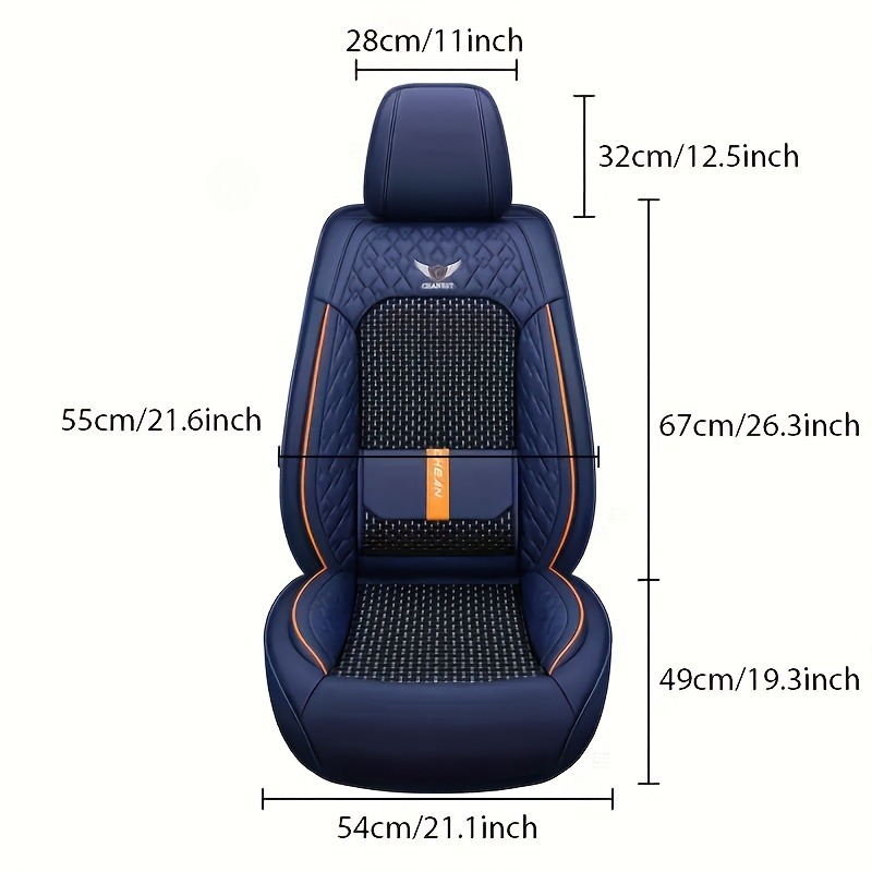 For peugeot 206 w205 honda jad - огляд і ціна Leather Car Seat Covers Full Set Universal