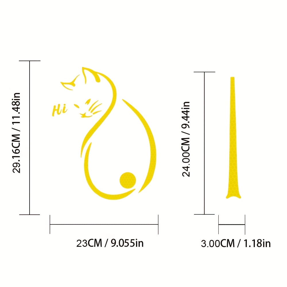 1 piece of car reflective cat  - огляд і ціна Anti Glare Car Rearview Mirror Film