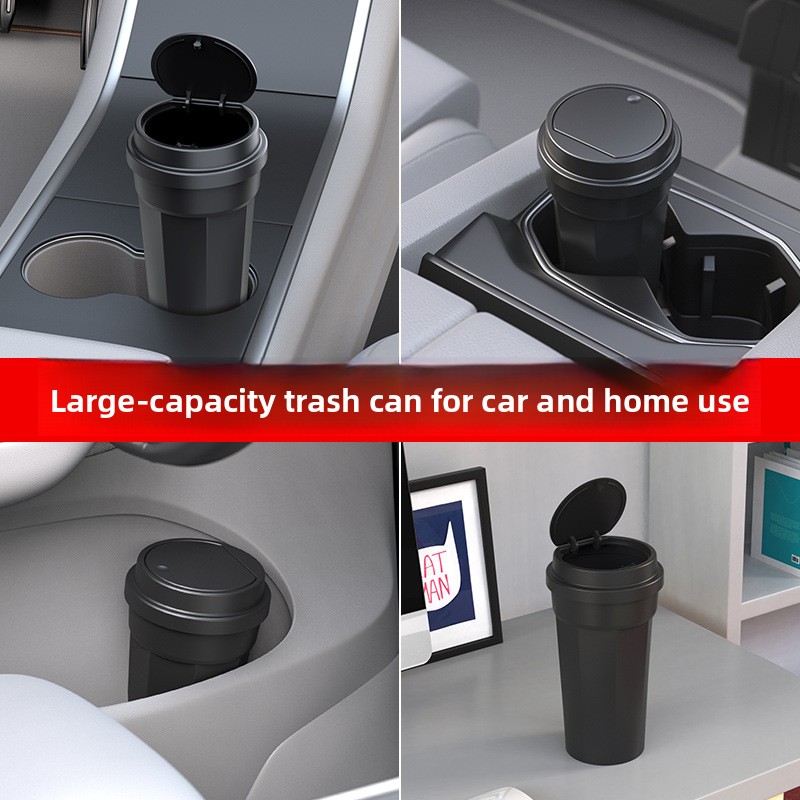 Car Trash Can Waterproof Cup H - огляд і ціна Waterproof Car Trash Can With Lid