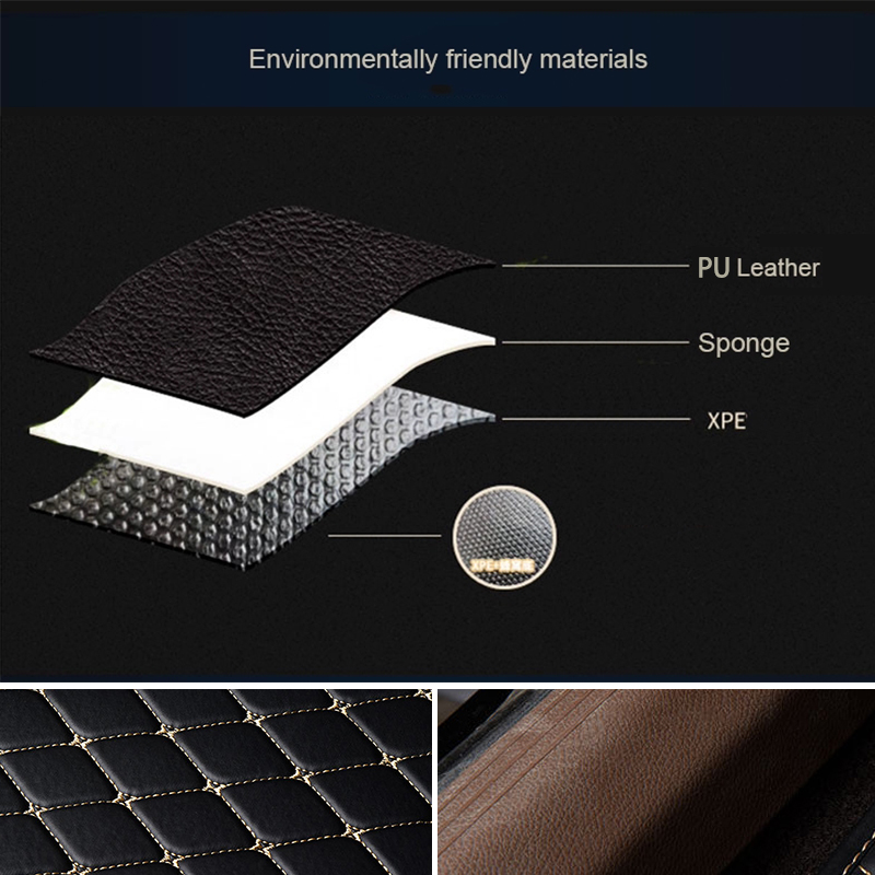 Kcimo 5Pcs Car Floor Mats PU L - огляд і ціна Car Floor Mats Universal Waterproof Leather