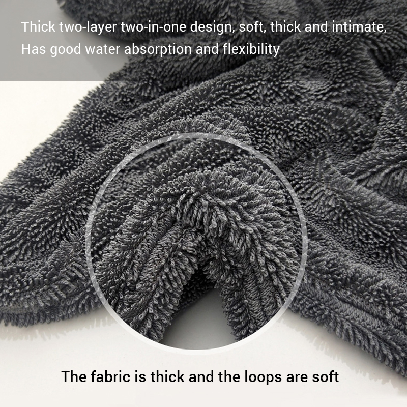 1200GSM Car Wash Towel Microfi - огляд і ціна Microfiber Car Drying Towel Super Absorbent