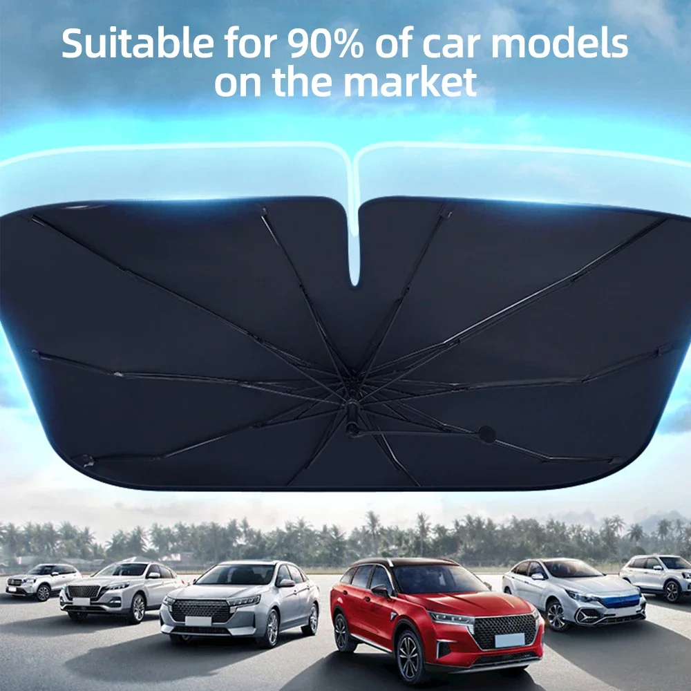 Car Sunshade Umbrella Front Wi - огляд і ціна Car Sunshade Windshield Umbrella Foldable