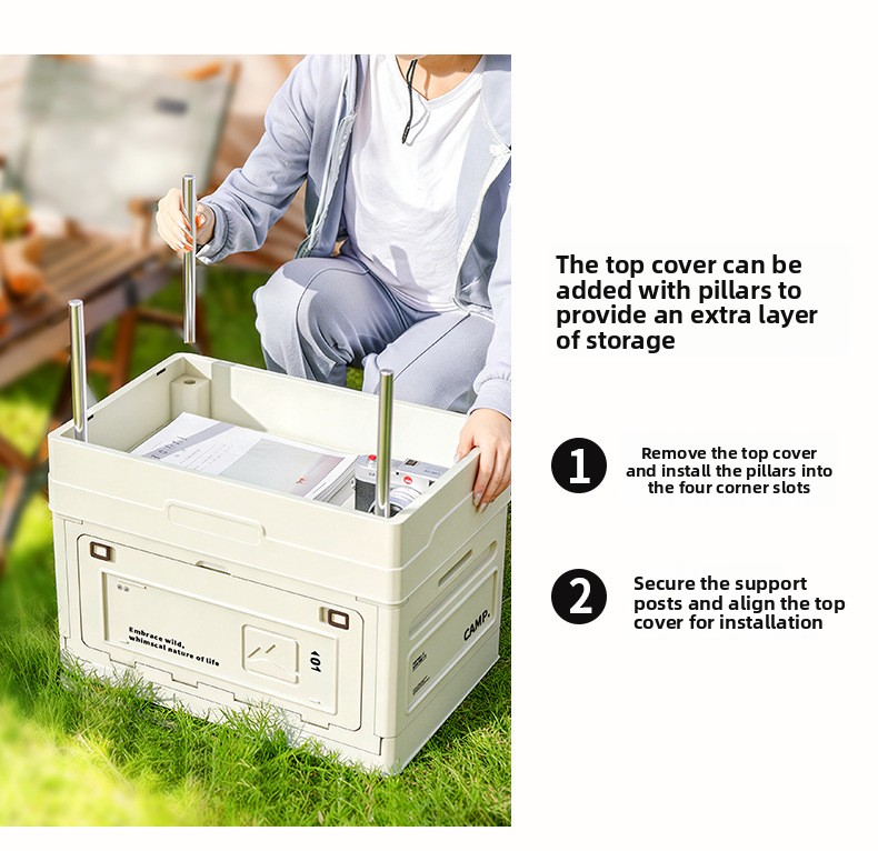 Camping Folding Storage Box Wo - огляд і ціна Car Trunk Organizer Foldable Storage Box