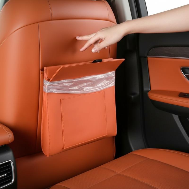 Car Trash Can Waterproof Magne - огляд і ціна Waterproof Car Trash Can With Lid