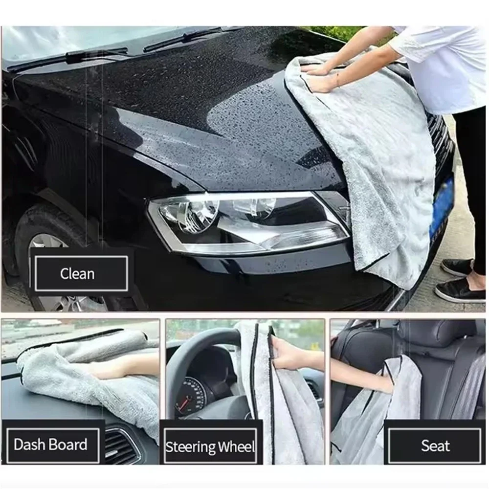 Microfiber Towel Car Wash Acce - огляд і ціна Microfiber Car Drying Towel Super Absorbent