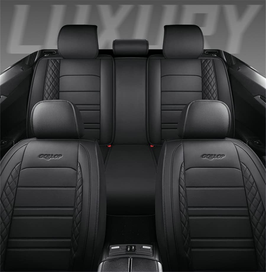 Auto Seat Cushion Cover,PU Lea - огляд і ціна Leather Car Seat Covers Full Set Universal