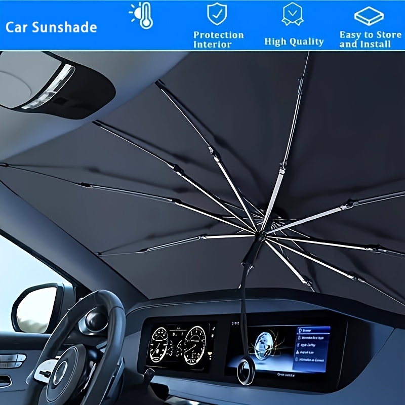 1 PCS Car Windshield Sunshade  - огляд і ціна Car Sunshade Windshield Umbrella Foldable