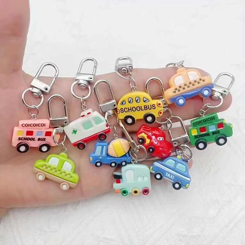 10pcs resin cartoon car keycha - огляд і ціна Car Accessories