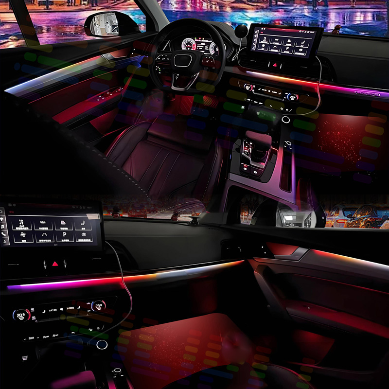 6 In1 For BMW 6ser F13 F12 F06 - огляд і ціна Led Ambient Interior Car Lights App Control