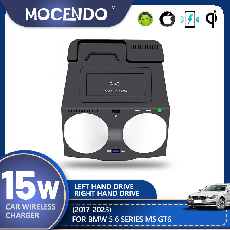 For BMW 5 6 Series G30 G38 G32 - огляд і ціна Wireless Car Charger Mount Fast Charging