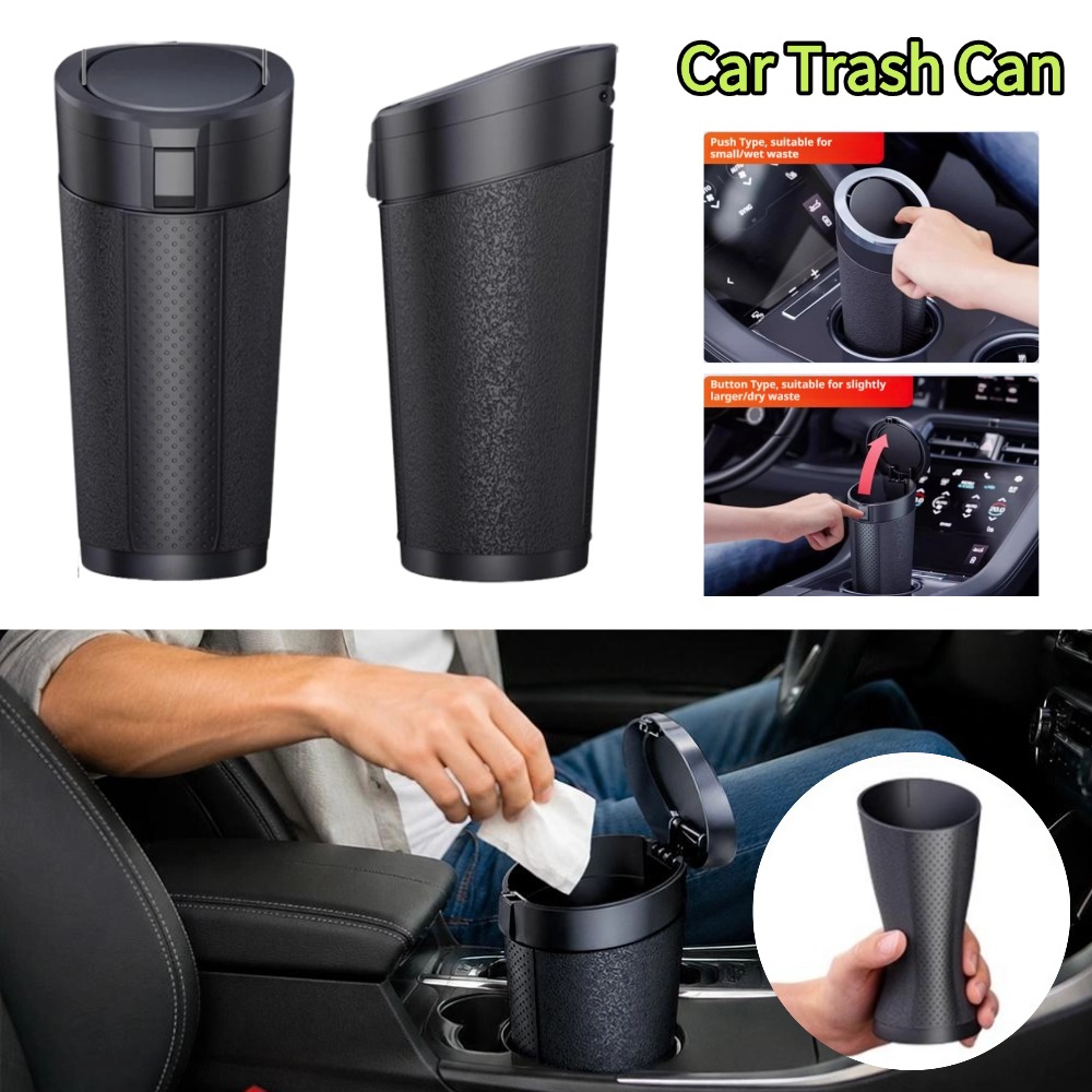 Portable Car Trash Can with Pu - огляд і ціна Waterproof Car Trash Can With Lid