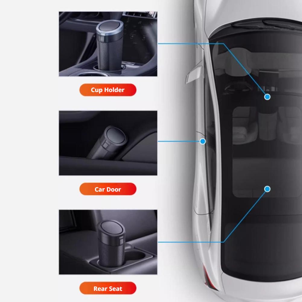 Portable Car Trash Can with Pu - огляд і ціна Waterproof Car Trash Can With Lid