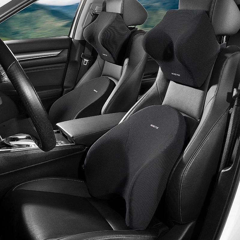 Car Lumbar Support Headrest Ne - огляд і ціна Memory Foam Car Neck Pillow Lumbar Support