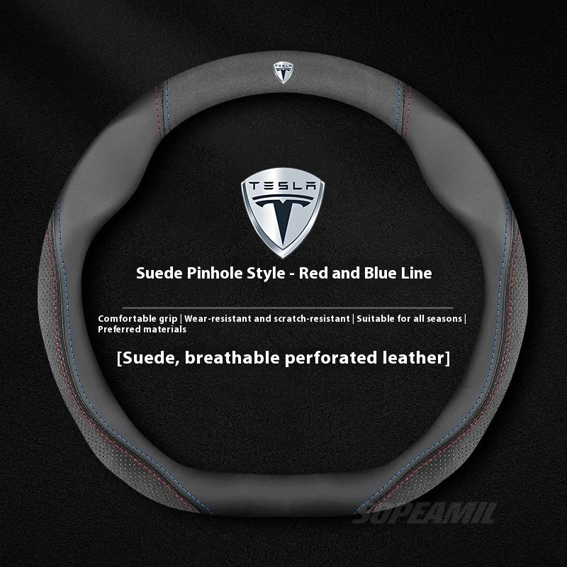 Tesla Model 3 Model Y Model S  - огляд і ціна Car Steering Wheel Cover Anti Slip Breathable