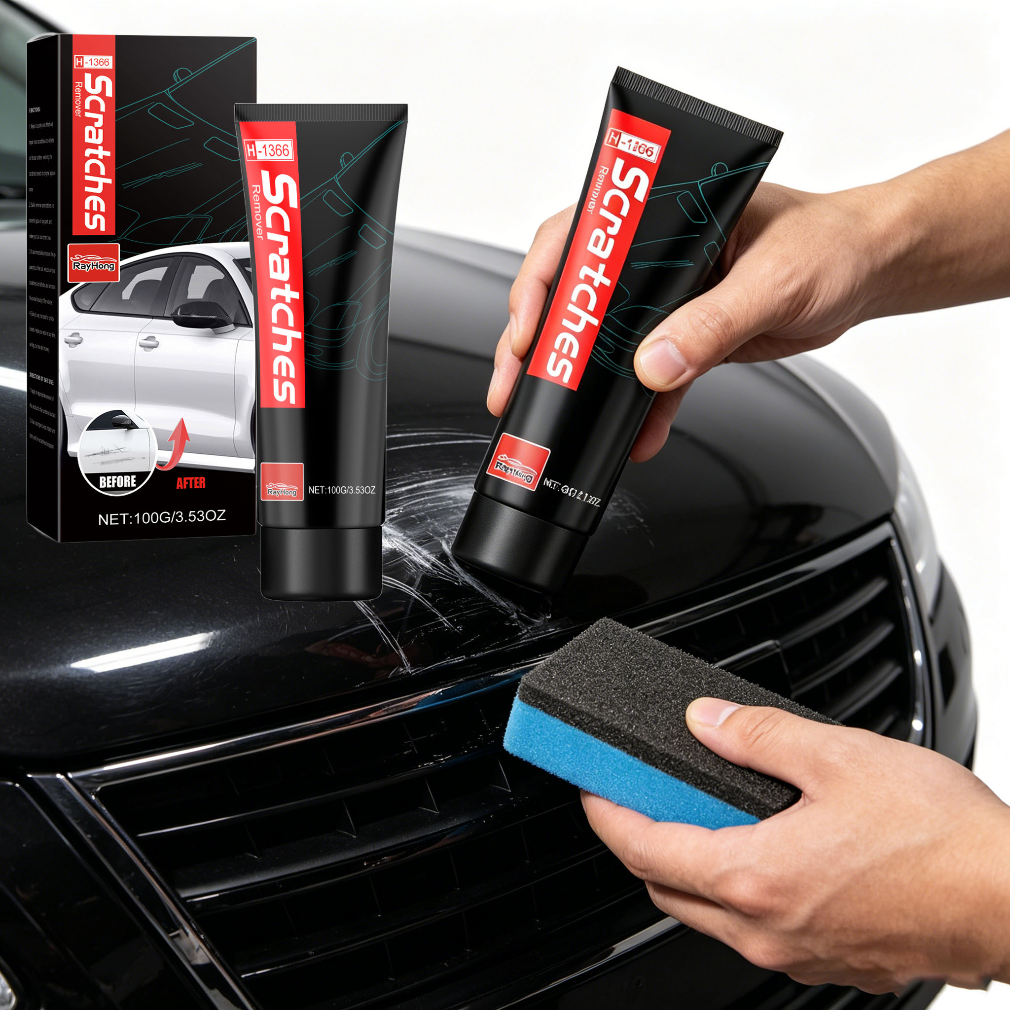 Car Scratch Removal Paste Eras - огляд і ціна Car Scratch Repair Polishing Wax Paste