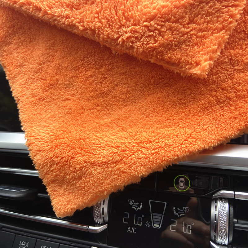 Lucullan 40x40cm Orange Super  - огляд і ціна Microfiber Car Drying Towel Super Absorbent