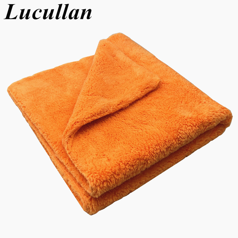 Lucullan 40x40cm Orange Super  - огляд і ціна Microfiber Car Drying Towel Super Absorbent